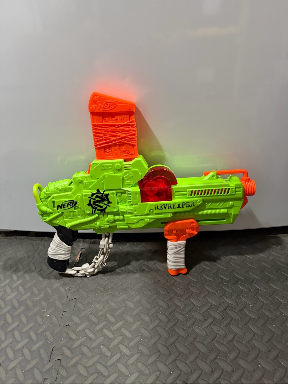 2016 Nerf Zombie Strike Revreaper Blaster - No Bullets Included Working Tested